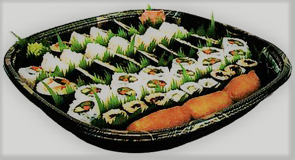 sushi tray vege0